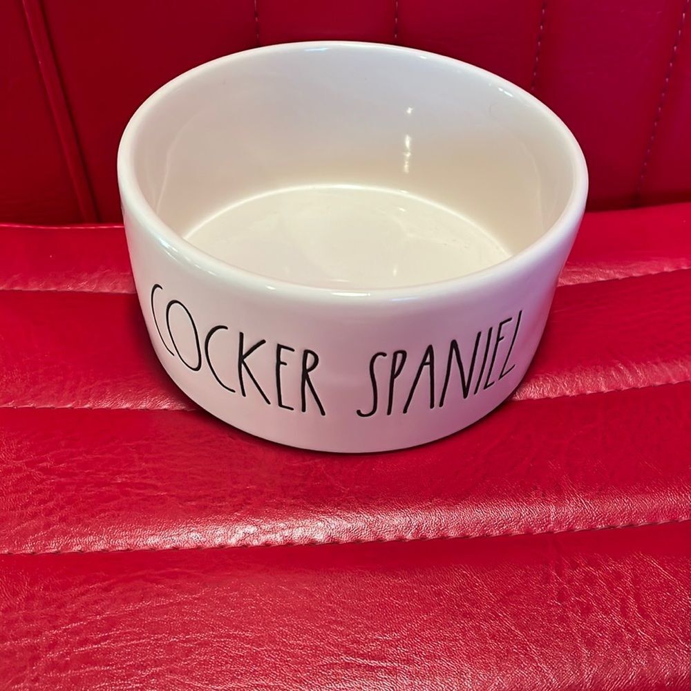 New Rae Dunn dog bowl